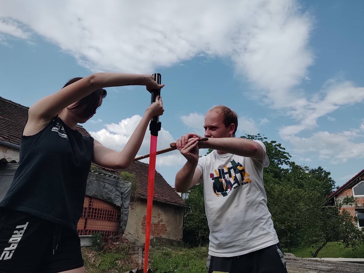 Cvičení soubojové choreografie