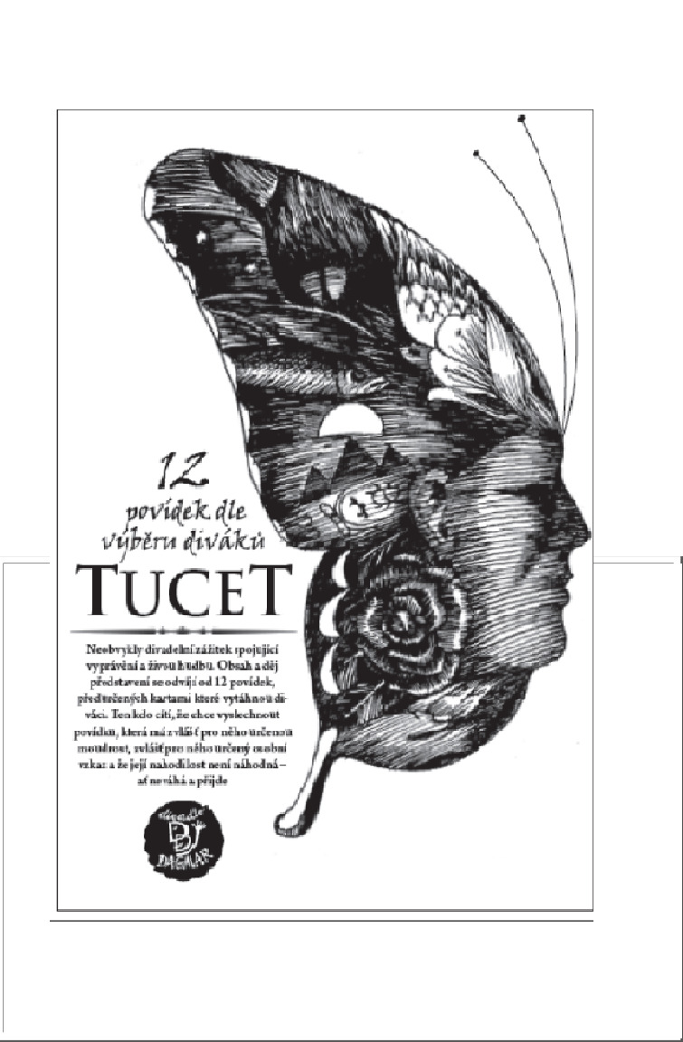 Divadlo Dagmar Karlovy Vary - plakát k inscenaci TUCET
