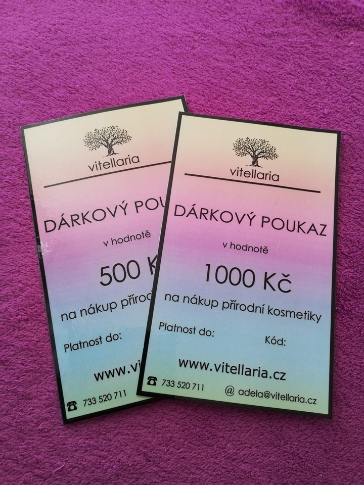 Dárkové poukazy