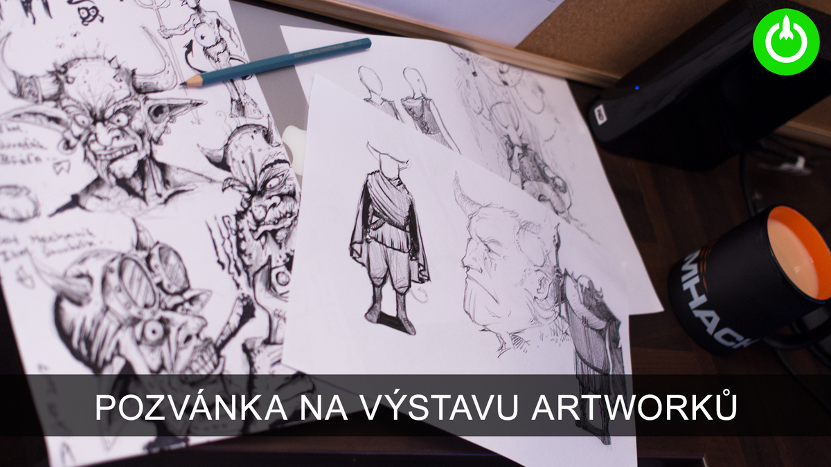 Pozvánka na výstavu artworků