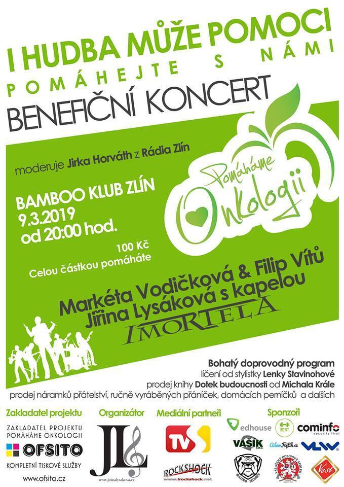 Lístky na benefiční koncert