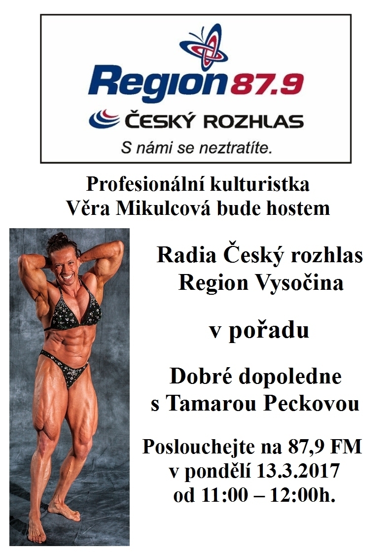 Vera Mikulcova hostem v radiu Český rozhlas