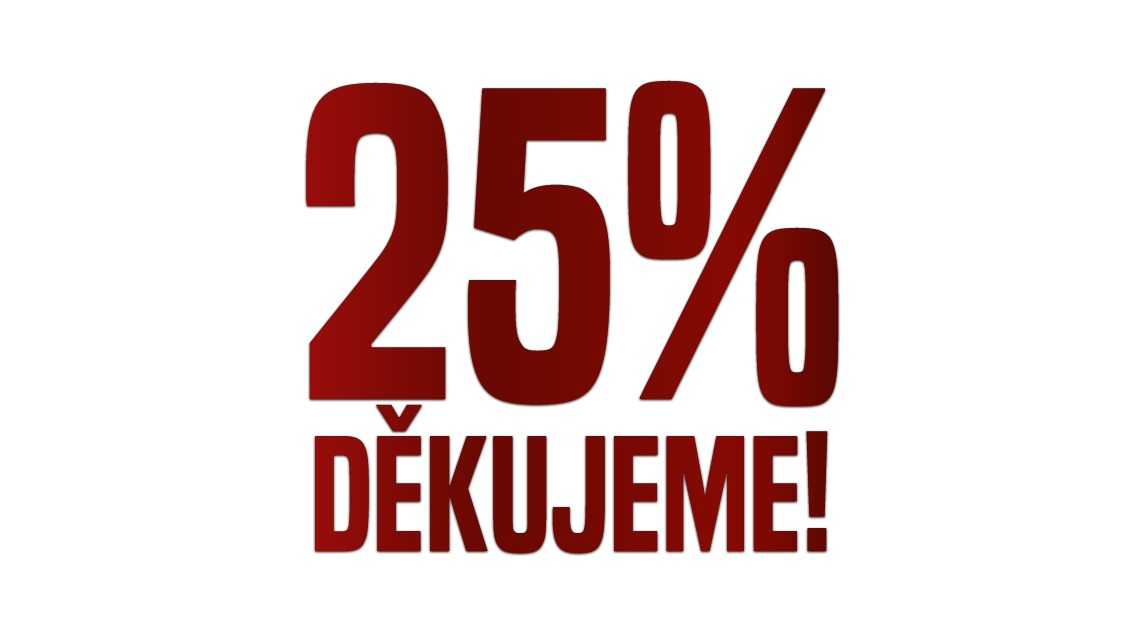 25% - Chystáme školní ateliér na natáčení!