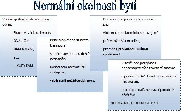 Poděkování a další ukázka