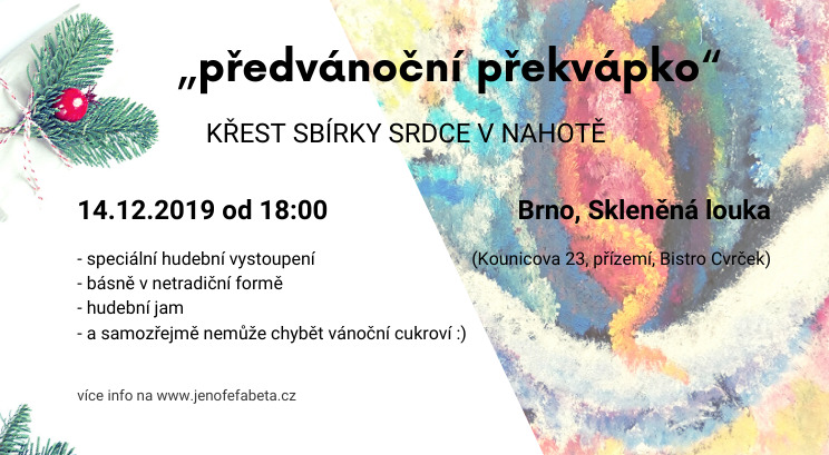 křest sbírky - 14.12. v Brně