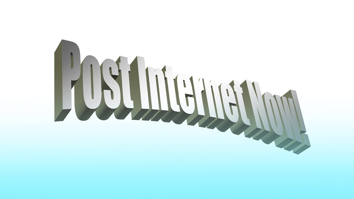 Nový bakalářský projekt: Post Internet Now!