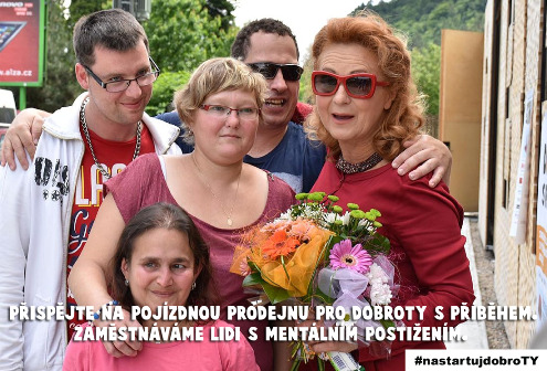 Již 85 lidí přispělo na pojízdnou prodejnu pro sociální projekt DOBROTY S PŘÍBĚHEM. Připojte se i Vy!