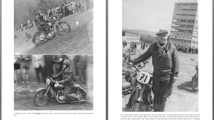 MOTOCYKLY V ČESKOSLOVENSKU NA FOTOGRAFIÍCH Startovač