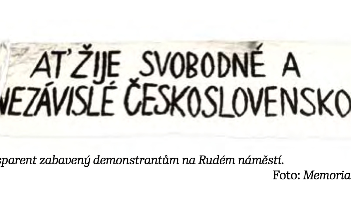 55 let uplynulo od protestu “osmi statečných” proti okupaci Československa