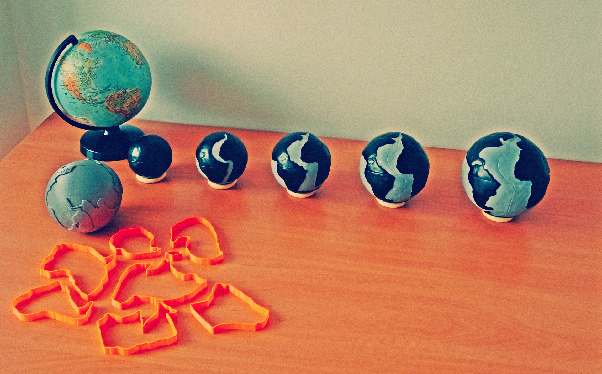 Globes.