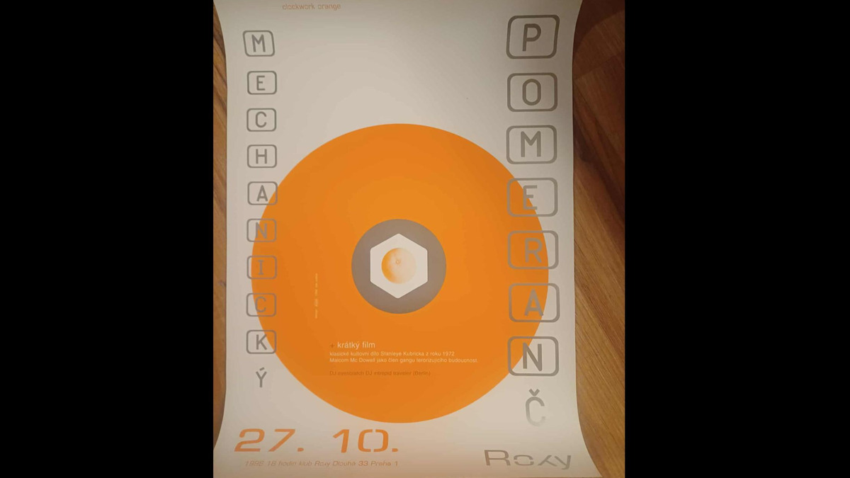 Přidán plakát "Mechanický pomeranč"