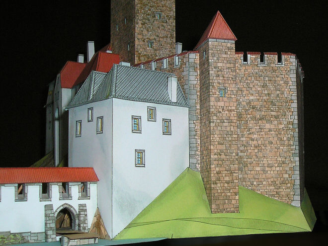 Hrad Okoř - foto modelu