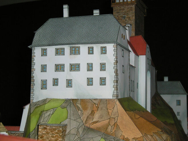 Hrad Okoř - foto modelu