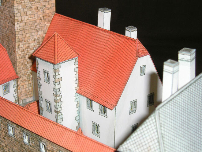 Hrad Okoř - foto modelu