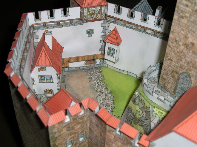 Hrad Okoř - foto modelu