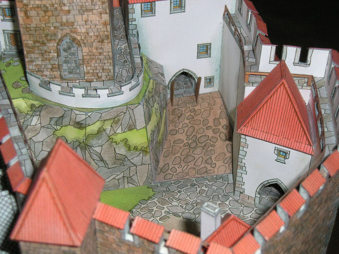 Hrad Okoř - foto modelu