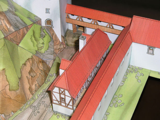 Hrad Okoř - foto modelu