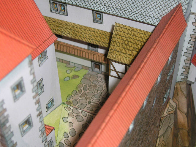 Hrad Okoř - foto modelu