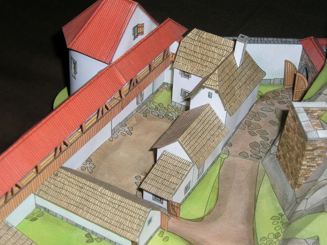 Hrad Okoř - foto modelu