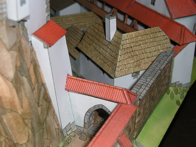 Hrad Okoř - foto modelu