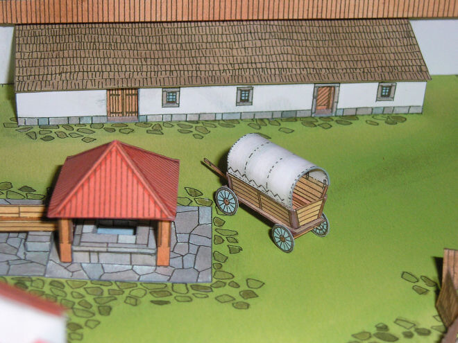 Hrad Okoř - foto modelu