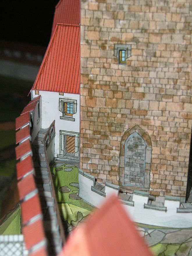 Hrad Okoř - foto modelu