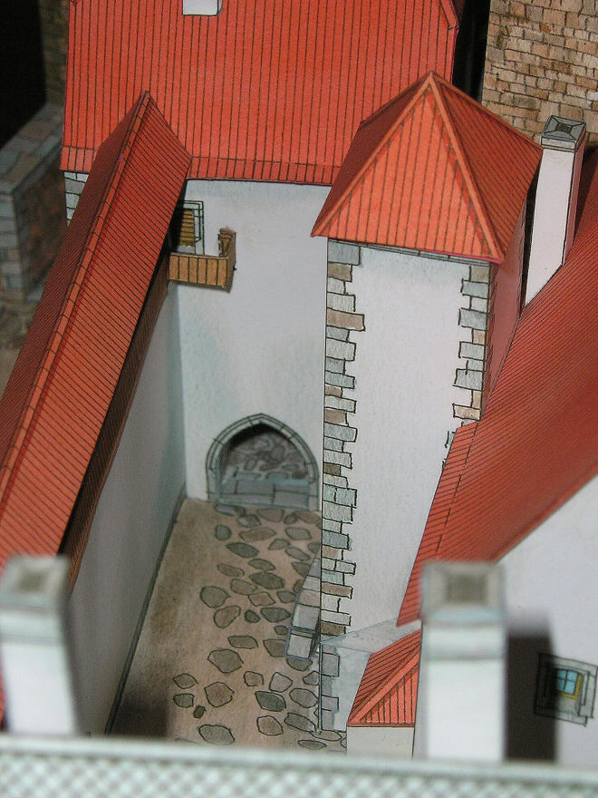 Hrad Okoř - foto modelu