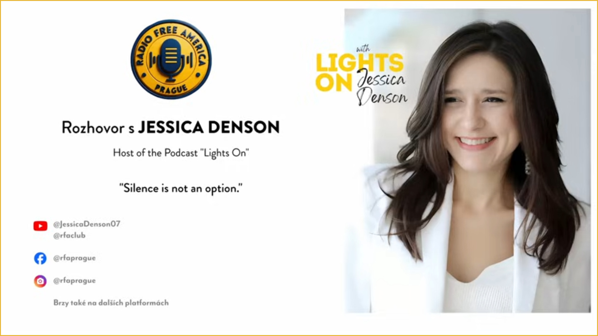 Rozhovor s herečkou a aktivistkou Jessicou Denson