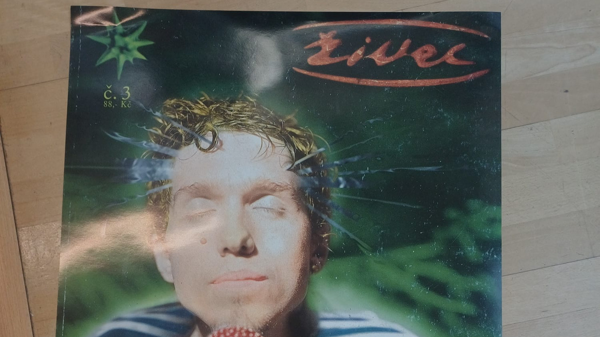 Nová cena! Plakát A1 s legendární obálkou magazínu ŽIVEL čísla tři!