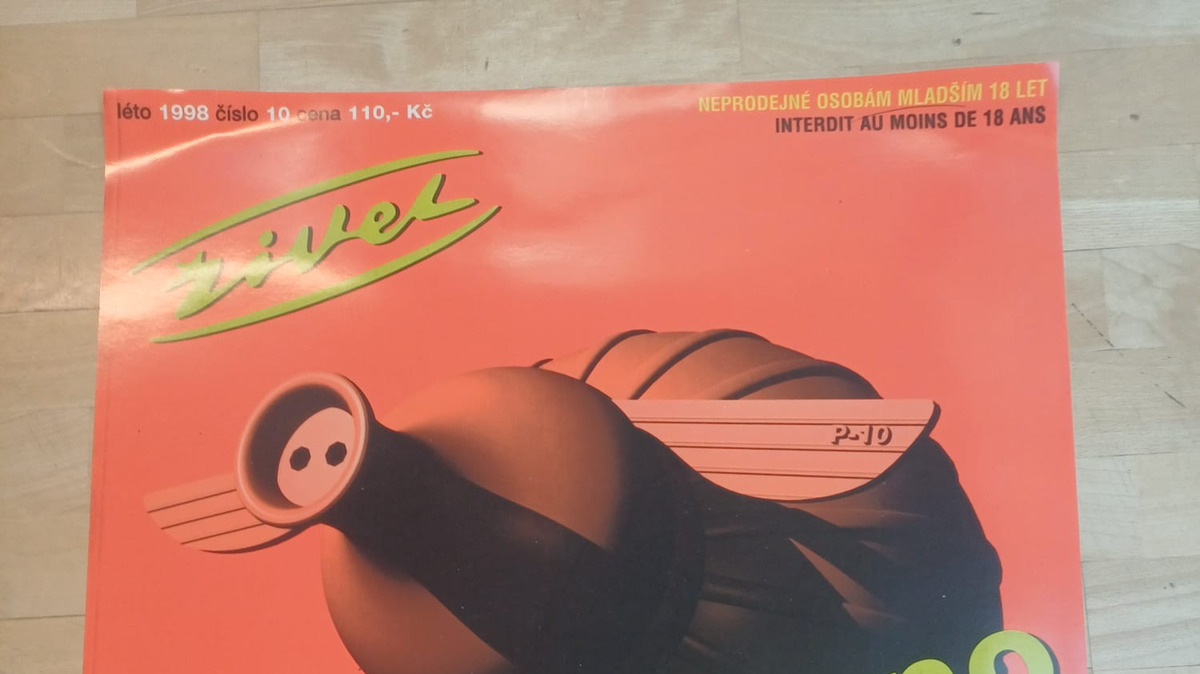 Nová cena! Plakát A1 s legendární obálkou magazínu ŽIVEL čísla deset!