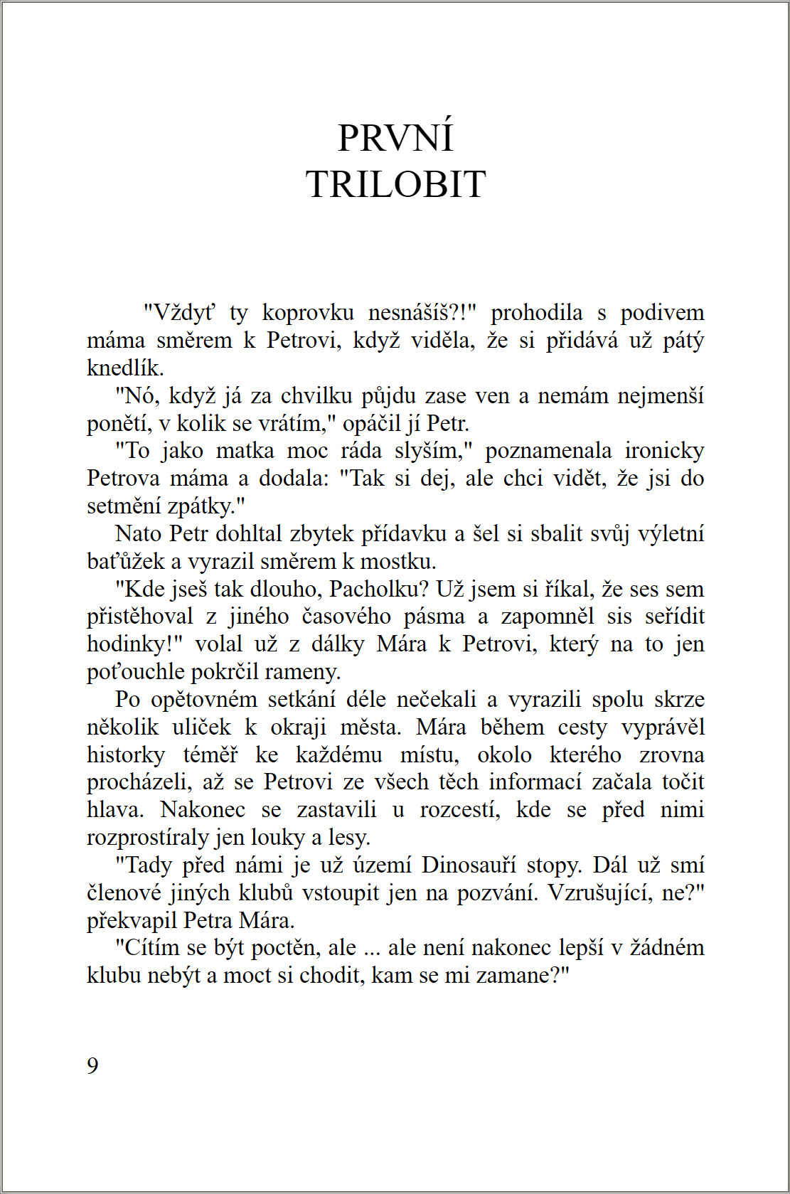 První trilobit