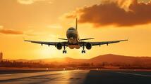 ai-generated-landing-a-plane-against-a-golden-sky-at-sunset-passenger-aircraft-flying-up-in-sunset-light-travelling-and-business-concept-photo.jpg