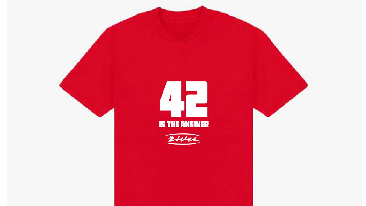 Červené tričko ŽIVEL 42