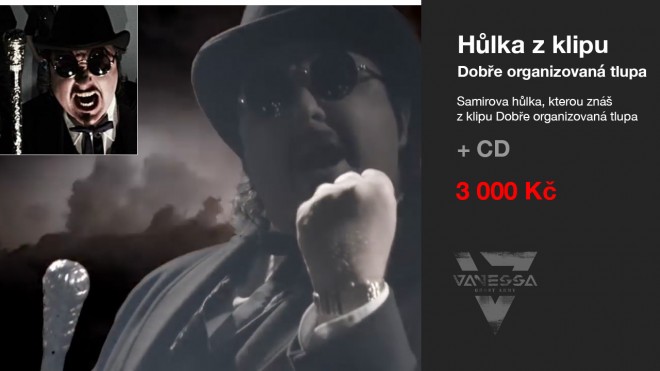 Hůlka z klipu Dobře organizovaná tlupa + CD