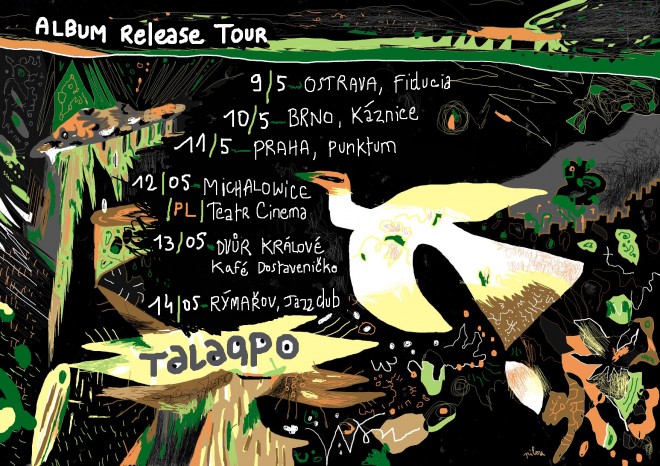 Talaqpo tour. Poster od Pilou Barge